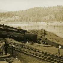 Train wreck by West Kootenay Power Plant