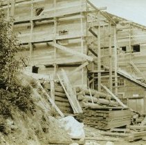 Kootenay Belle Gold Mines Mill under construction
