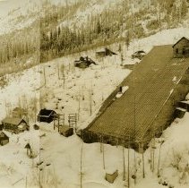 Mill camp buildings at Reno Gold Mines
