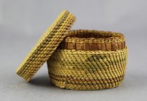 Basket with Thunderbird Design