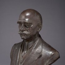 Bust of Francis Xavier Dercum, 3/4 view