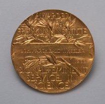 Benjamin Franklin Medal in Physics - reverse