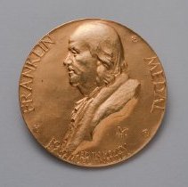 Benjamin Franklin Medal in Physics - obverse