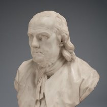 Bust of Benjamin Franklin, 3/4 view