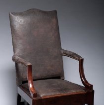 Library Chair with Folding Steps