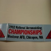 1992 Nats Bumper Sticker