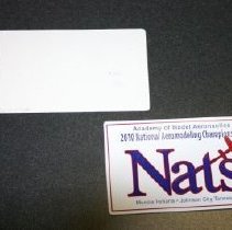 2010 Nats Sticker