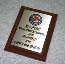 2011 Nats Plaque