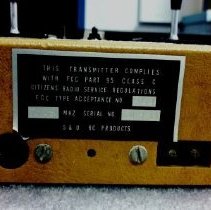 S&O MKI Radio Transmitter