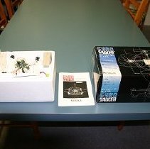 Box, saucer, and instructions