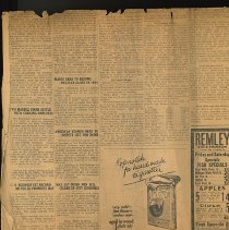 A2018.24.35 Newspaper clipping, close-up, bottom left