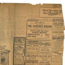 A2018.24.35 Newspaper clipping, close-up, bottom right