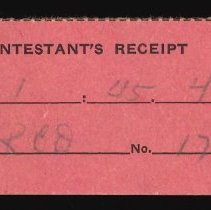 A2017.20.101 Receipt, front