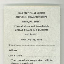 A2017.20.213 Identification tag