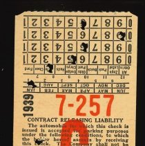 A2017.20.48 Ticket, front