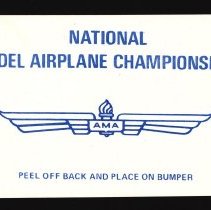 A2017.20.239 Bumper sticker