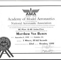 A2023.01.100 Certificate page