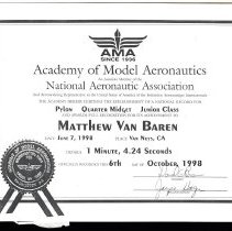 A2023.01.103 Certificate page