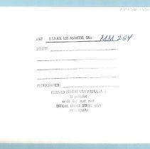 A2023.01.162a Photographic print, back. Official U.S. Navy photograph.