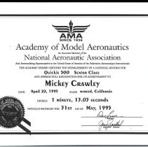 A2023.01.40 Certificate page