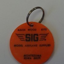 Key chain (back) Colonel Betkey's Flying Circus SIG sponsorship