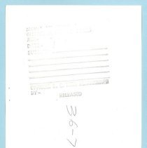 A2023.01.415a Photographic print, back. Official U.S. Navy photograph.