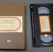 A2023.01.458 VHS tape and case