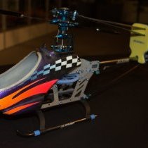 TREX 450 -first electric helcopter entereed and to win at Nats, 2005.