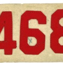 2025.15.02 - 1950 Plymouth Internats -contestant number patch front