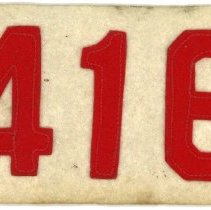 2025.15.03 - 1951 Plymouth Internats -contestant number patch front