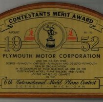 2025.15.06 - 1952 Plymouth Internats -Contestant Merit Award