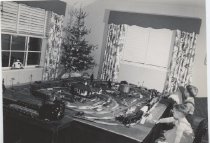 Two Young Boys at Large O Gauge Layout 4