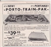 It's New, It's Portable - Porto-Train-Pak