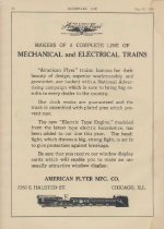 American Flyer Makers of a Complete Line of Mechanical and Electric Trains