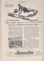 It's Fascinating, This Complete American Flyer Remote Control Operation of Miniature Electrical Trains