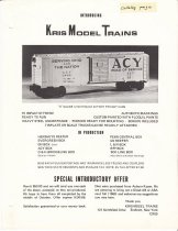 Introducing Kris Model Trains