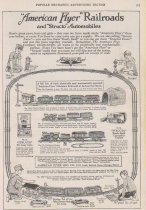 "American Flyer" Railroads and "Structo" Automobiles