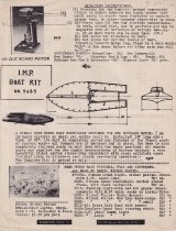 International Models Boat Kit Instructions