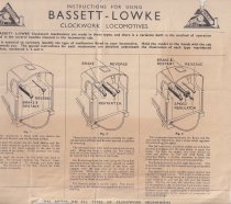 Instructions for using Bassett-Lowke Clockwork Locomotives