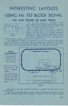 Interesting Layouts Using No 153 Block Signal