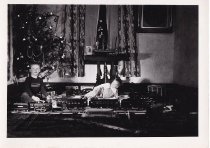 Two Boys with Standard Gauge Trains