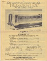 "Exacta" Model Copper Models Folder