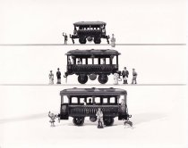 Trio of Cast Iron Trolleys