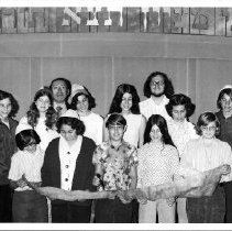 Beth Tefilah Purim celebration, Rabbi Penner c. 1980's