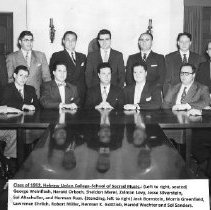 HUC School of Sacred Music, Class of 1952