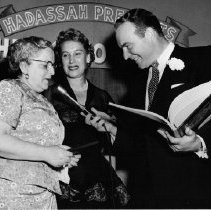 Mrs. M. S. Berlin (left) "This is Your Life" with Ralph Edwards 1954