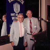 Ted Bank, left & Harry Nadler 1986
