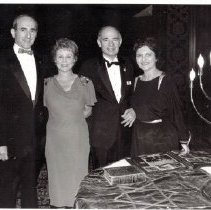 Okmins (left) & Nadlers at Weinberger Breitbard 100th Anniversary 1987