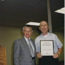 New Life Club l-r: Max Landau & Irving Solomon May 1985