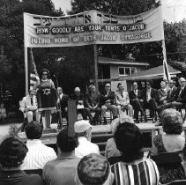 Beth Jacob College Ave. Groundbreaking Ceremony, 1972 - Gert Thaler speaks